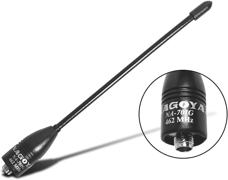 BTECH Authentic Genuine Nagoya NA-701G 5.5-Inch Whip GMRS (462MHz) Antenna SMA-Female for and BaoFeng Radios - Image 1